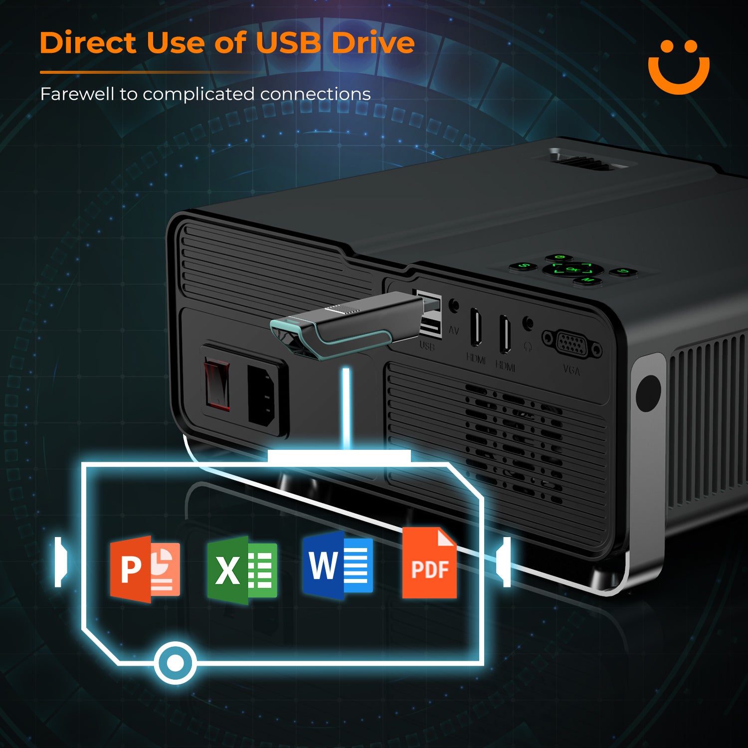 YABER PROJECTOR V10 - YABER Home Projector, Entertainment Projector