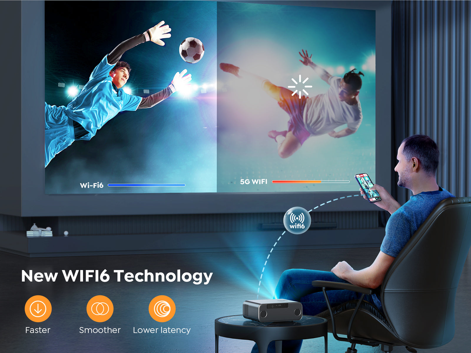YABER PROJECTOR PRO V9 - YABER Home Projector, Entertainment Projector
